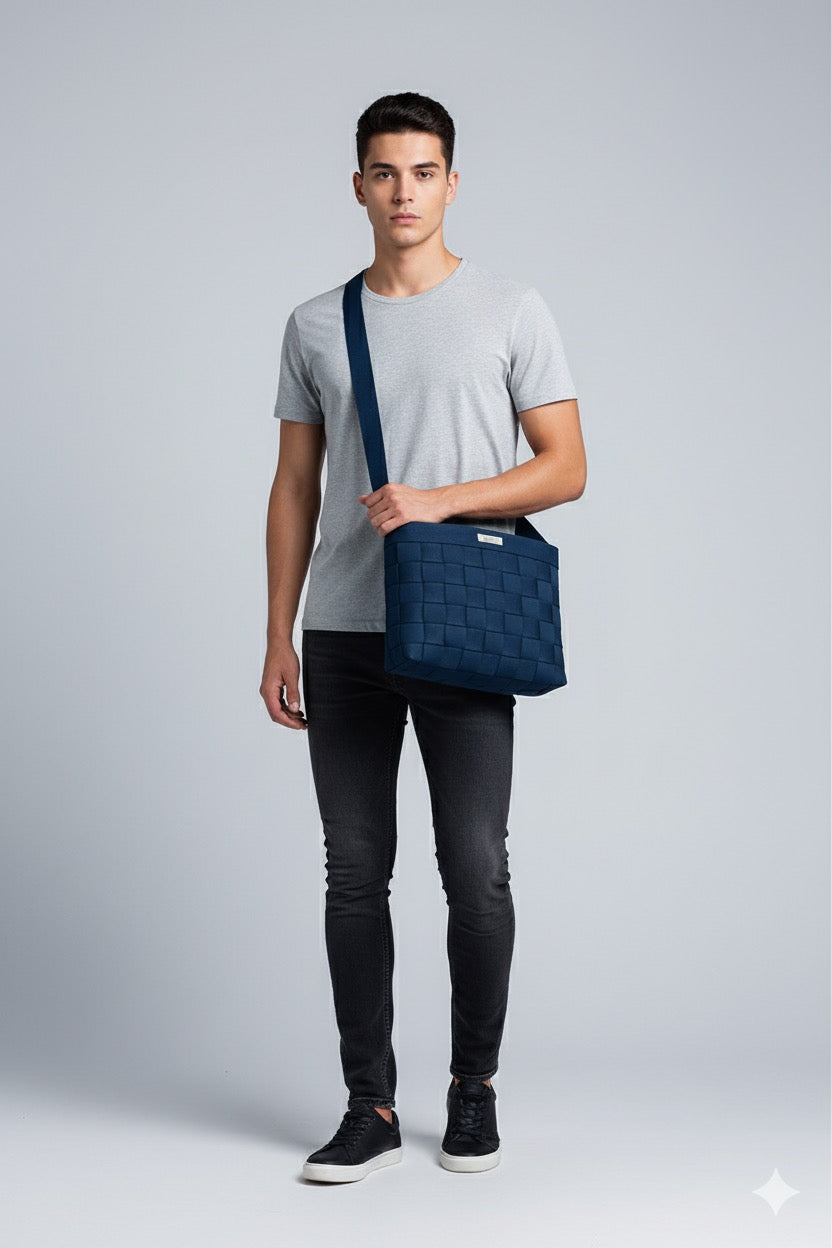 BLUE WOVEN SLING