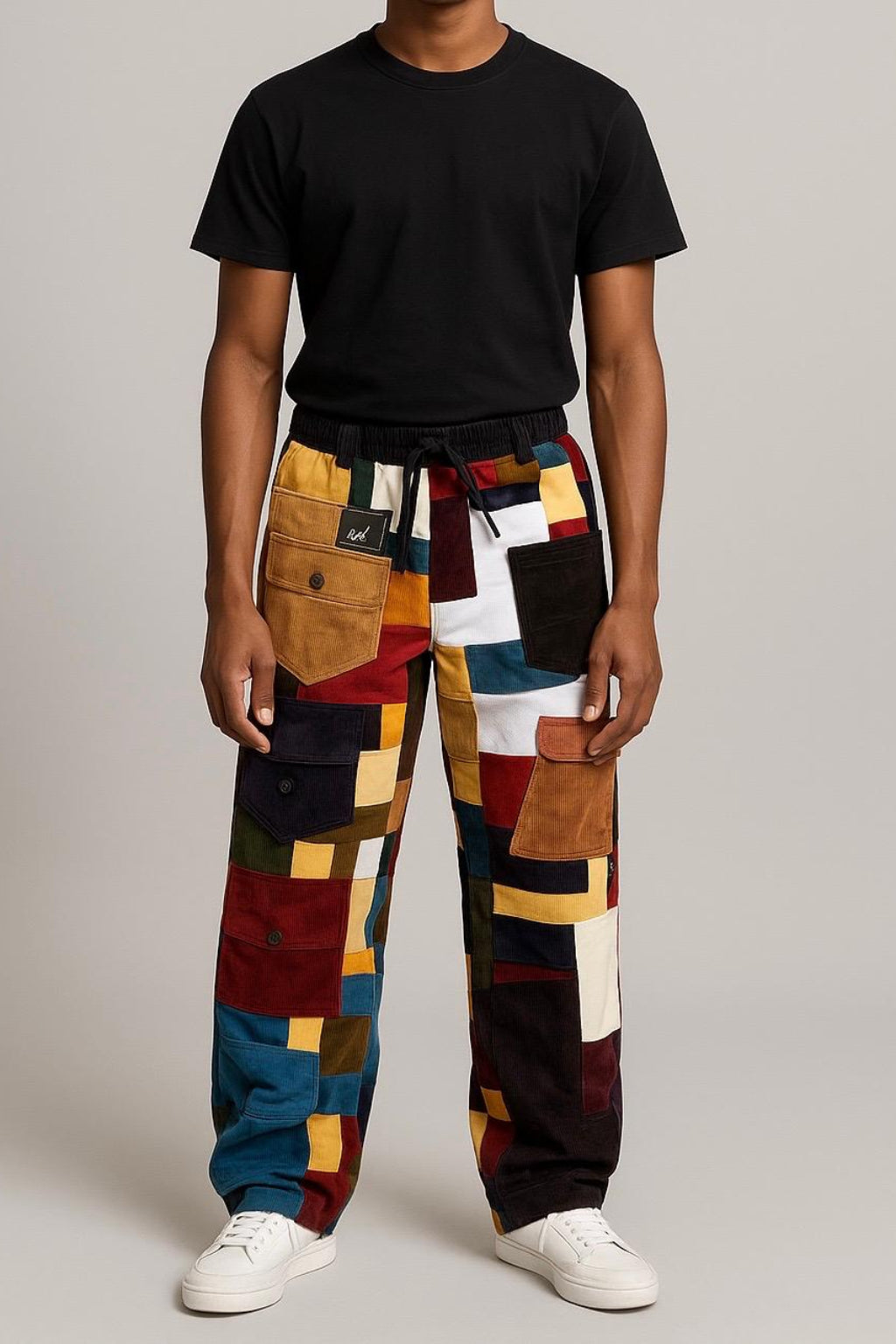 UNISEX PATCHWORK CORDUROY PANT
